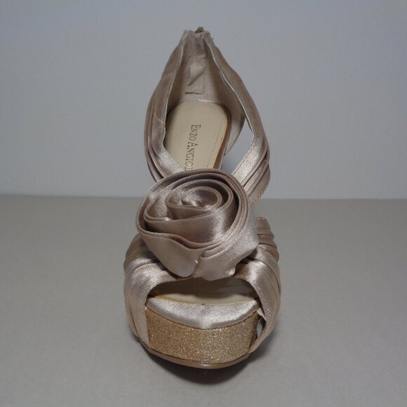 Enzo Angiolini Size 8.5 M / SLENDOR  / Satin / Heeled Sandals New Women's Shoes - Picture 6 of 16